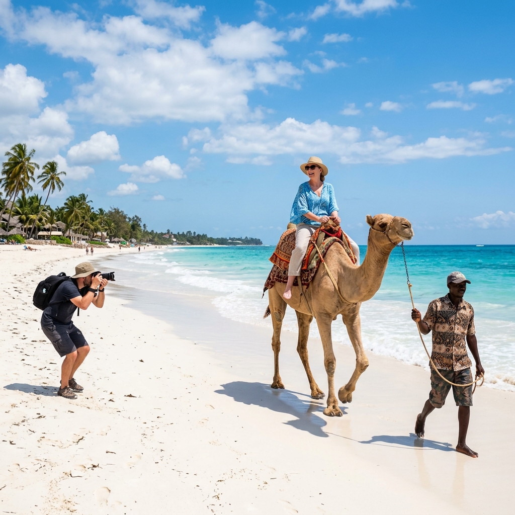 Camel Adventure on Diani Beach