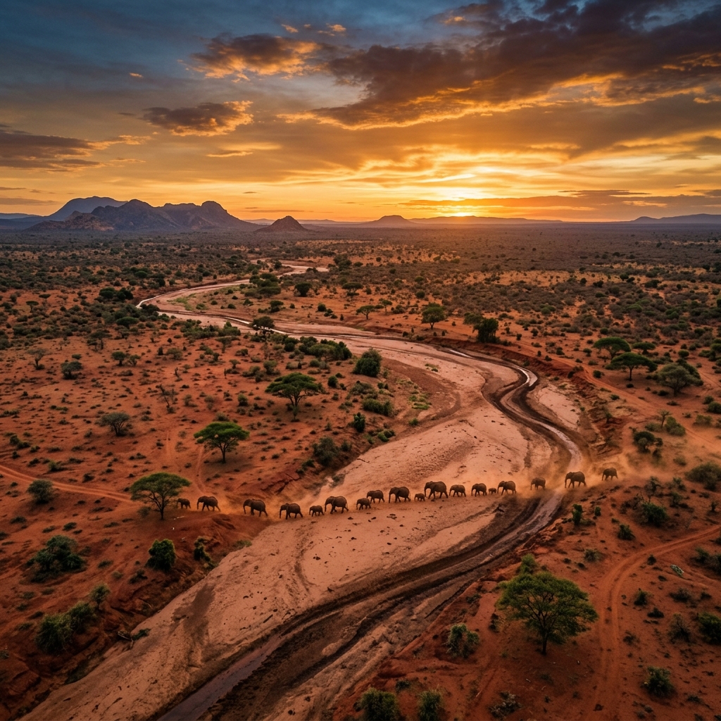 Full Day Tsavo East & West Safari